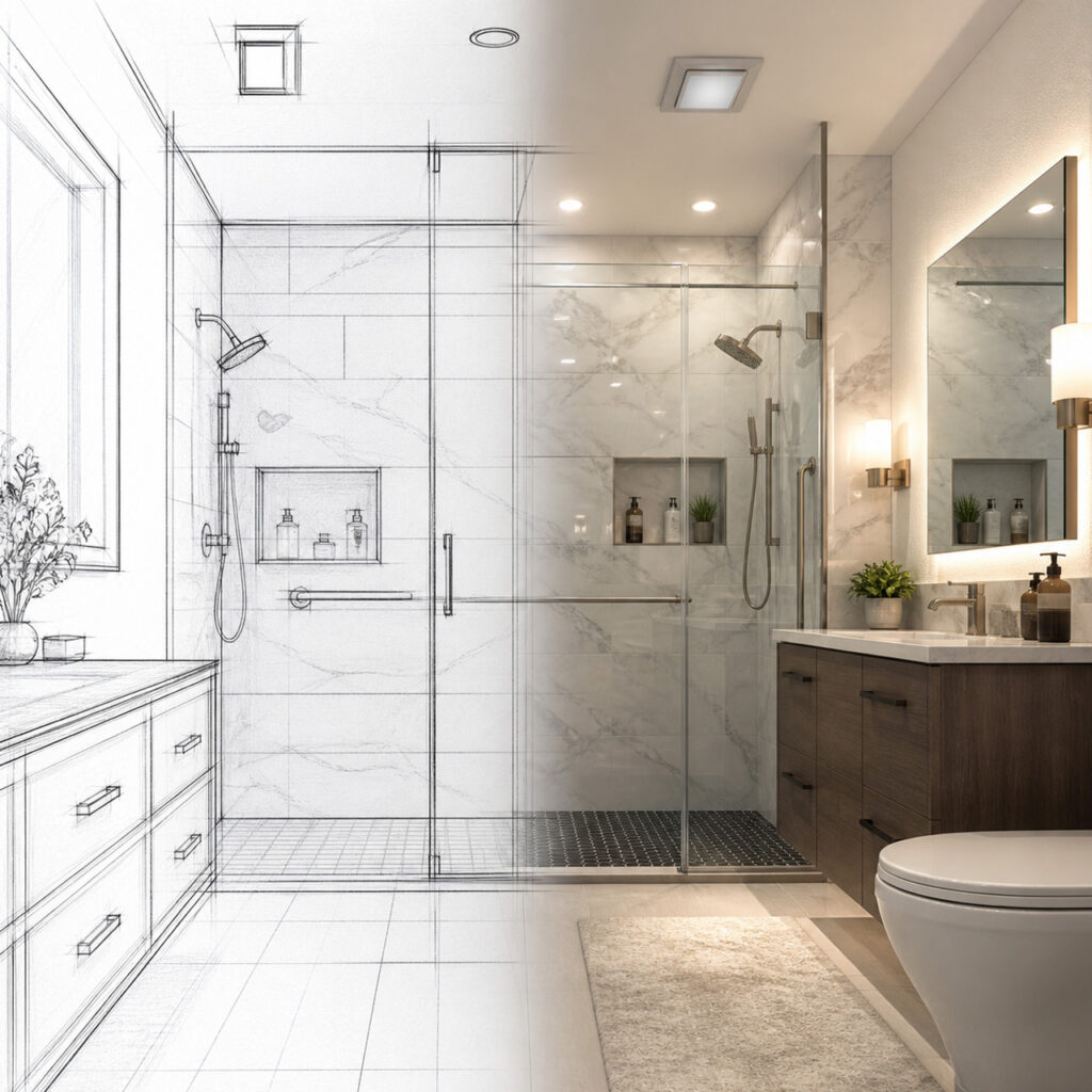 tub to shower 05 bathroom conversion